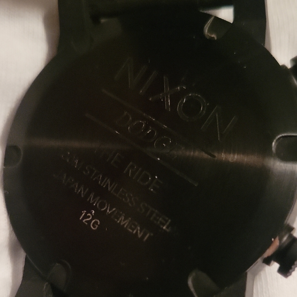 Nixon Black Stainless Steel Wearable